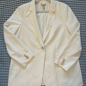 H&M Women's White Blazer